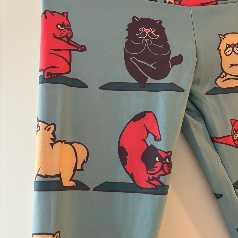 Yoga cat leggings society 6 - Picture 4 of 6